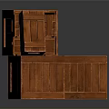 Wooden Storage Boxes For Household Items With Various Sizes Stacked And Open Lids