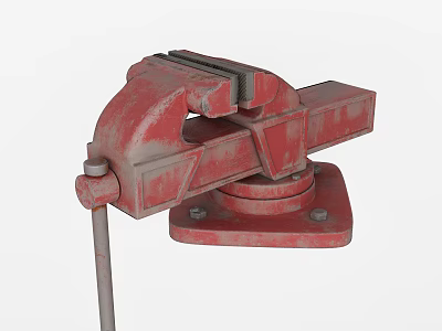 Modern bench vise work bench vise 3d model