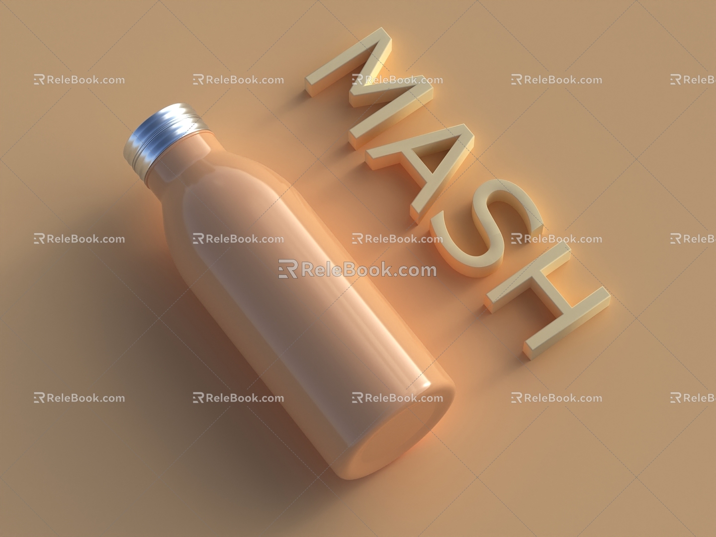 Macaron thermos cup student thermos cup small fresh 3d model