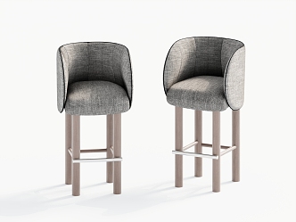 Modern Bar Chair Bar Chair High Stool Bar Stool 3d model