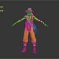 One Piece Cartoon Characters Cartoon Fox Man Virtual Characters Fantasy Characters Magic Characters Virtual Characters 3d model