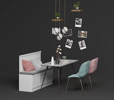 Nordic Cabin Rest Small Seat 3d model Nordic Cabin Rest Small Seat 3d model