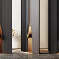 Modern screen partition 3d model
