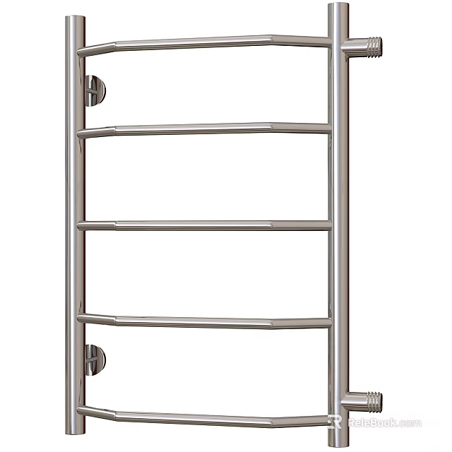 Stainless Steel Towel Rack for Bathroom Daily Wash Hanging Use 3d model 