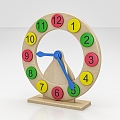 analog clock 3d model