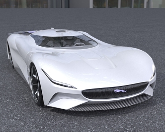 Jaguar Concept Car 3d model