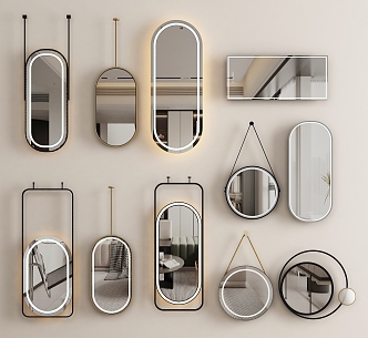 Modern Mirror 3d model