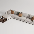 Arflex Multiplayer Sofa Modern Multiplayer Sofa 3d model
