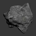 Natural Raw Stone With Rough Surface And Textured Irregular Shape For Decoration