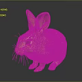 Realistic Rabbit Statue With Brown Fur Long Ears Red Eyes White Whiskers And Black Background