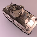 Infantry Fighting Vehicle Armored Vehicle Reconnaissance Vehicle Tank Armored Transport Vehicle Tracked Armored Vehicle Low Face Number Low Model Simple Model Game Video Level Super Realistic 3d model