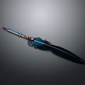 Decorative Handcrafted Feather Pen With Blue Feather And Metal Accents For Daily Use