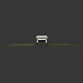Khaki Colored Military Vehicle With Sturdy Design On Off Road Grassland Tracks
