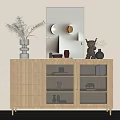 Nordic Side Cabinet 3d model