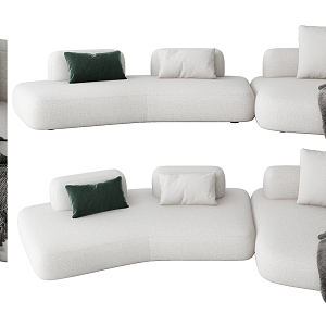 Sofa combination 3d model