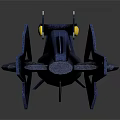 Modern Spaceship Spacecraft 3d model