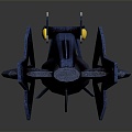 Modern Spaceship Spacecraft Spacecraft 3d model