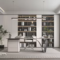 Modern study 3d model