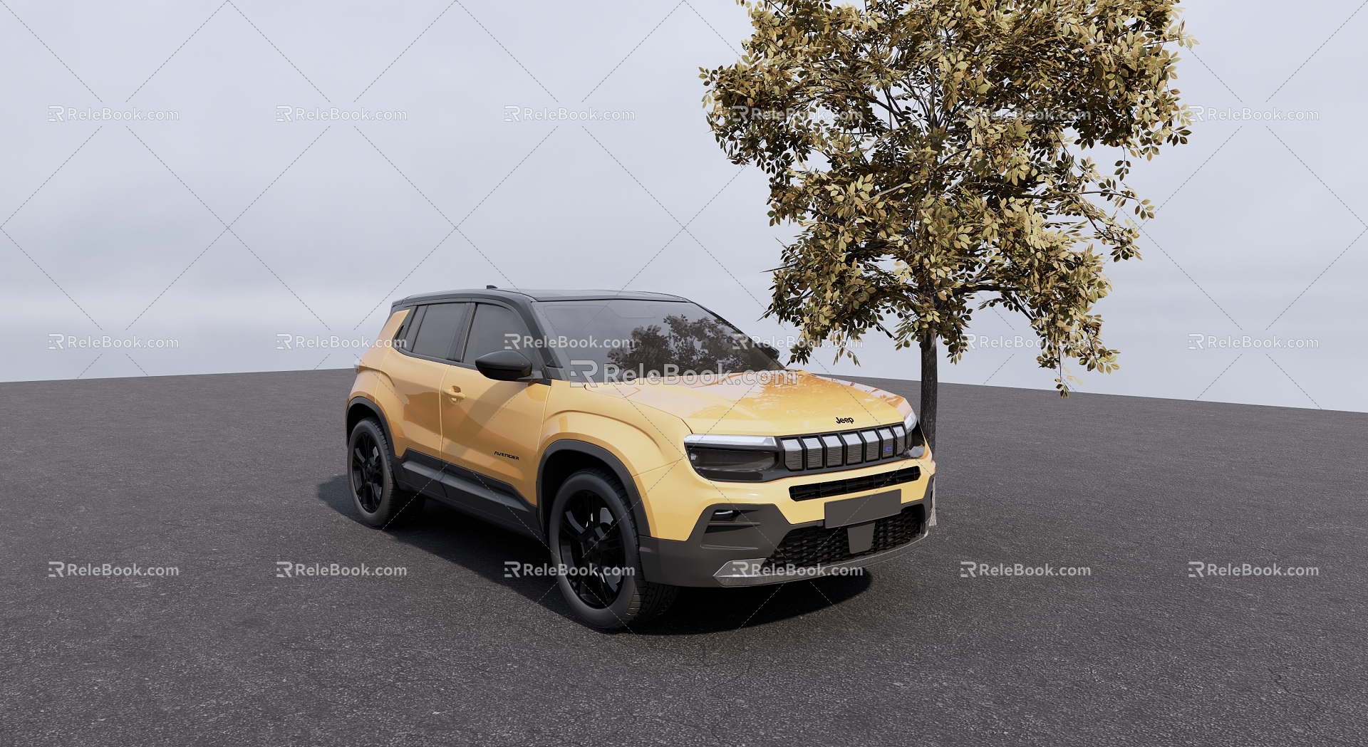 JEEP Jeep New Energy Vehicle Pure Tram Electric Vehicle 3d model