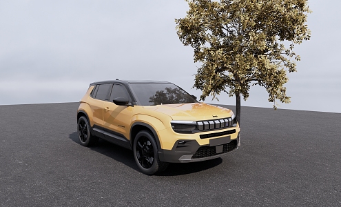 JEEP Jeep New Energy Vehicle Pure Tram Electric Vehicle 3d model