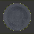 Blue Oval Plant Pot Featuring Lush Green Plant Against Dark Background