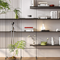 Modern Bookshelf 3d model