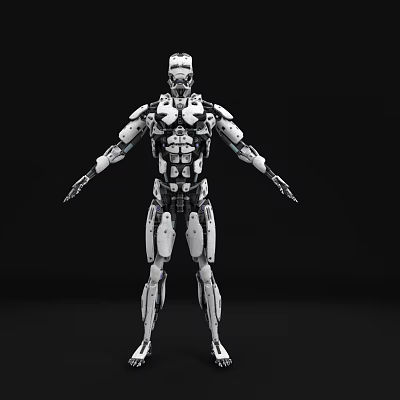 Modern Robots 3d model