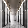Modern Elevator Company Elevator 3d model