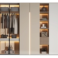 Modern wardrobe 3d model