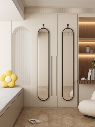 Hanging mirror 3d model