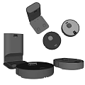 Efficient Robotic Vacuum Cleaners With Charging Dock And Modern Design For Home Use 3d model