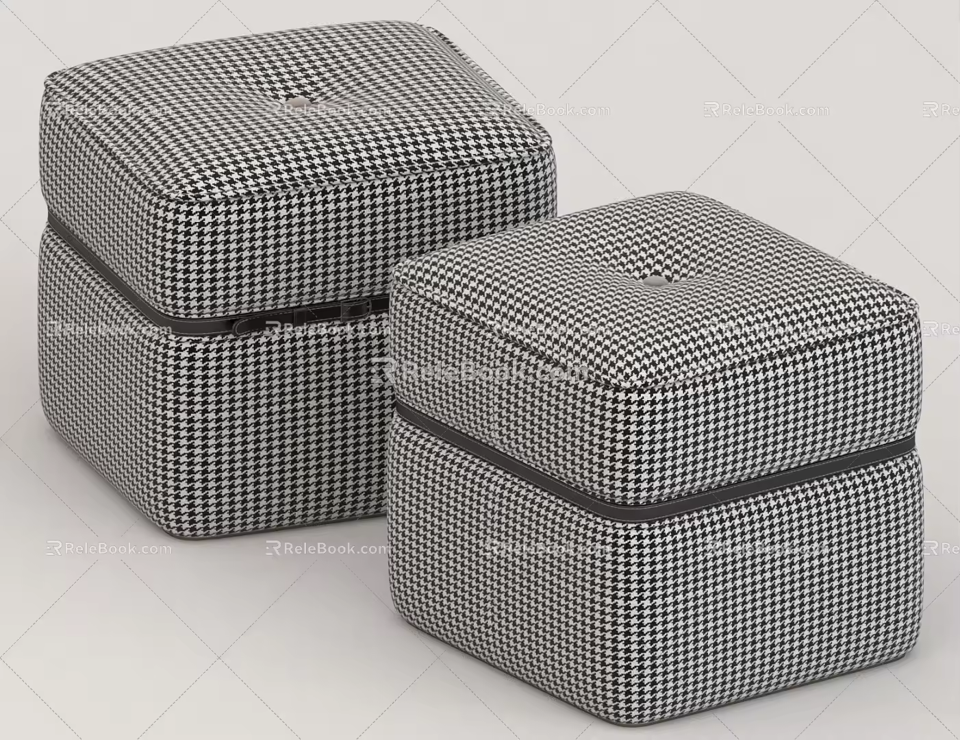 Sofa stool 3d model