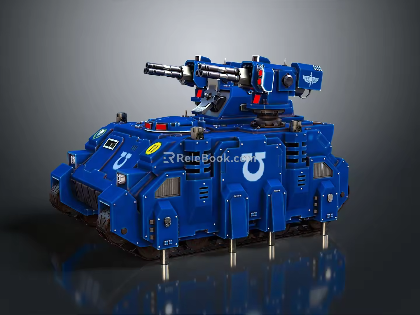 Sci-fi Tank Cartoon Tank Sci-fi Vehicle Sci-fi Vehicle World of Tanks Tank War Anime Tank 3d model
