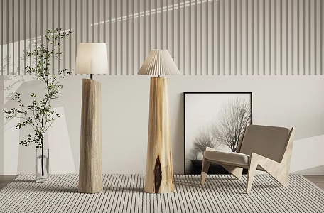 Quiet Floor Lamp 3d model