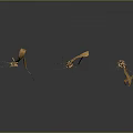 Fresh Golden Wheat Ears As Natural Food Ingredient On Dark Background