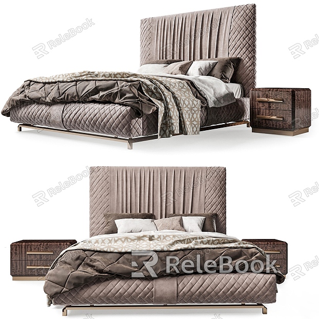 Modern Double Bed model