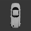 Silver Classic Mercedes Sports Car With Sleek Body And Shiny Alloy Wheels