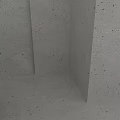 Textured Concrete Sphere Component With Wall And Soft Light Effect 3d model