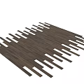 Elegant Dark Brown Wooden Floor With Natural Grain And Smooth Surface For Home Interior