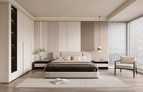 Modern Bedroom 3d model