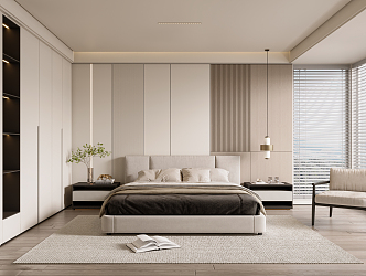 Modern Bedroom 3d model