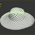 Women's Hat Sun Hat Fashion Hat Women's Hat Topper Hat Women's Hat Bucket Hat Classic Hat 3d model