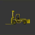 Yellow Industrial JLG Forklift With 15000 LB Capacity And Durable Construction