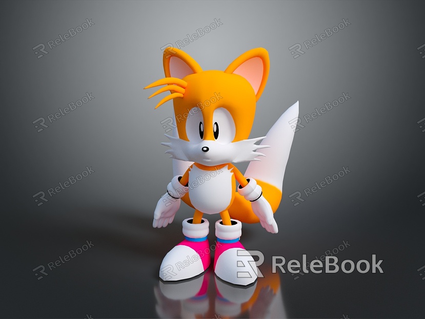 Fox Cartoon Fox Small Fox Cartoon Characters Cartoon Animals Cartoon Small Animals Game Characters model