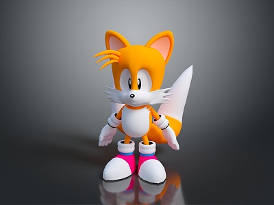 Fox Cartoon Fox Small Fox Cartoon Characters Cartoon Animals Cartoon Small Animals Game Characters model