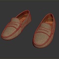 Modern Shoes Lazy Shoes Loafers Flats 3d model