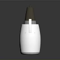 Modern White Aerospace Engine With Turbine Blades For Space Propulsion
