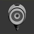Modern Tactical Weapon Featuring Sleek White Design And 3D Rendered Scope Details