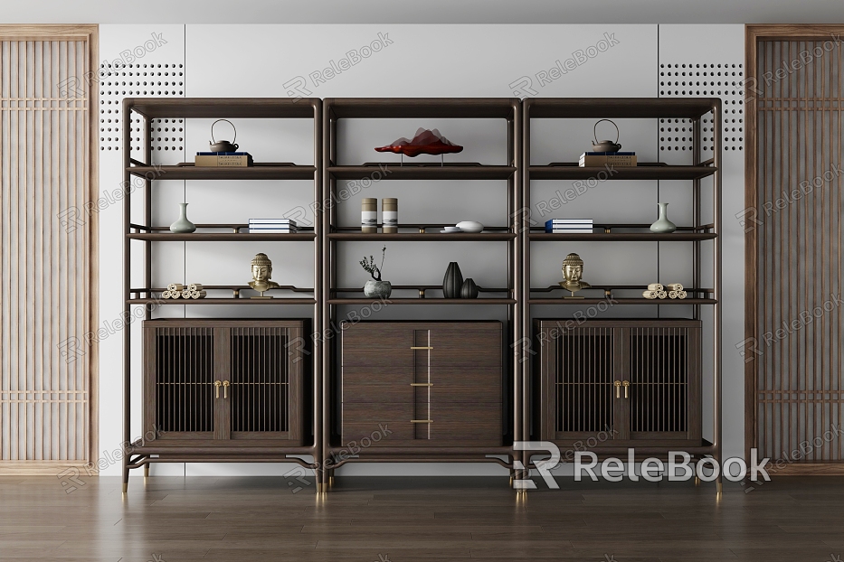 New Chinese Antique Rack model