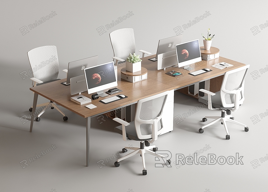 Modern Office Desk and Chair Office Desk and Chair Staff Station Computer Desk and Chair model